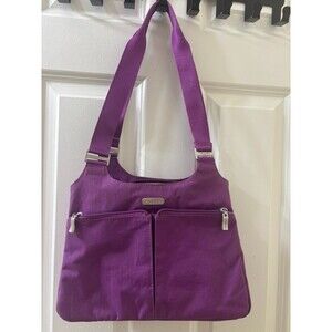 BAGGALLINI SIDEKICK HOBO STATCHEL BAG Purple